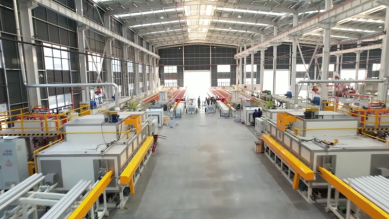 Planta de extrusión de aluminio